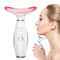 3in1 EMS Neck Facial Beauty Device With LED Thermal Lift And Vibration For Double Chin Reduction 0