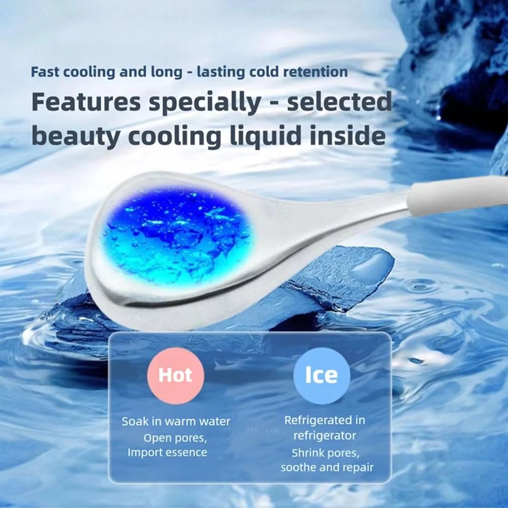 Stainless Steel Ice Globes For Face Eyes Cryo Cooling Beauty Rollers For Puffiness Wrinkles Skin 2