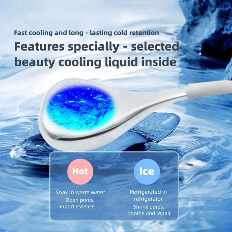 Stainless Steel Ice Globes For Face Eyes Cryo Cooling Beauty Rollers For Puffiness Wrinkles Skin 2