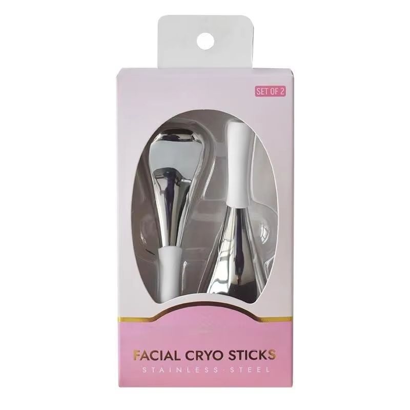 Stainless Steel Ice Globes For Face Eyes Cryo Cooling Beauty Rollers For Puffiness Wrinkles Skin 6