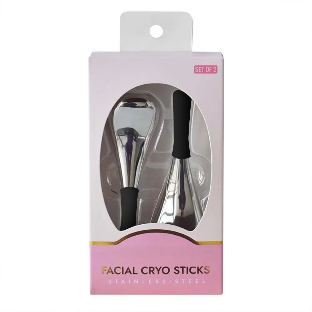 Stainless Steel Ice Globes For Face Eyes Cryo Cooling Beauty Rollers For Puffiness Wrinkles Skin 7