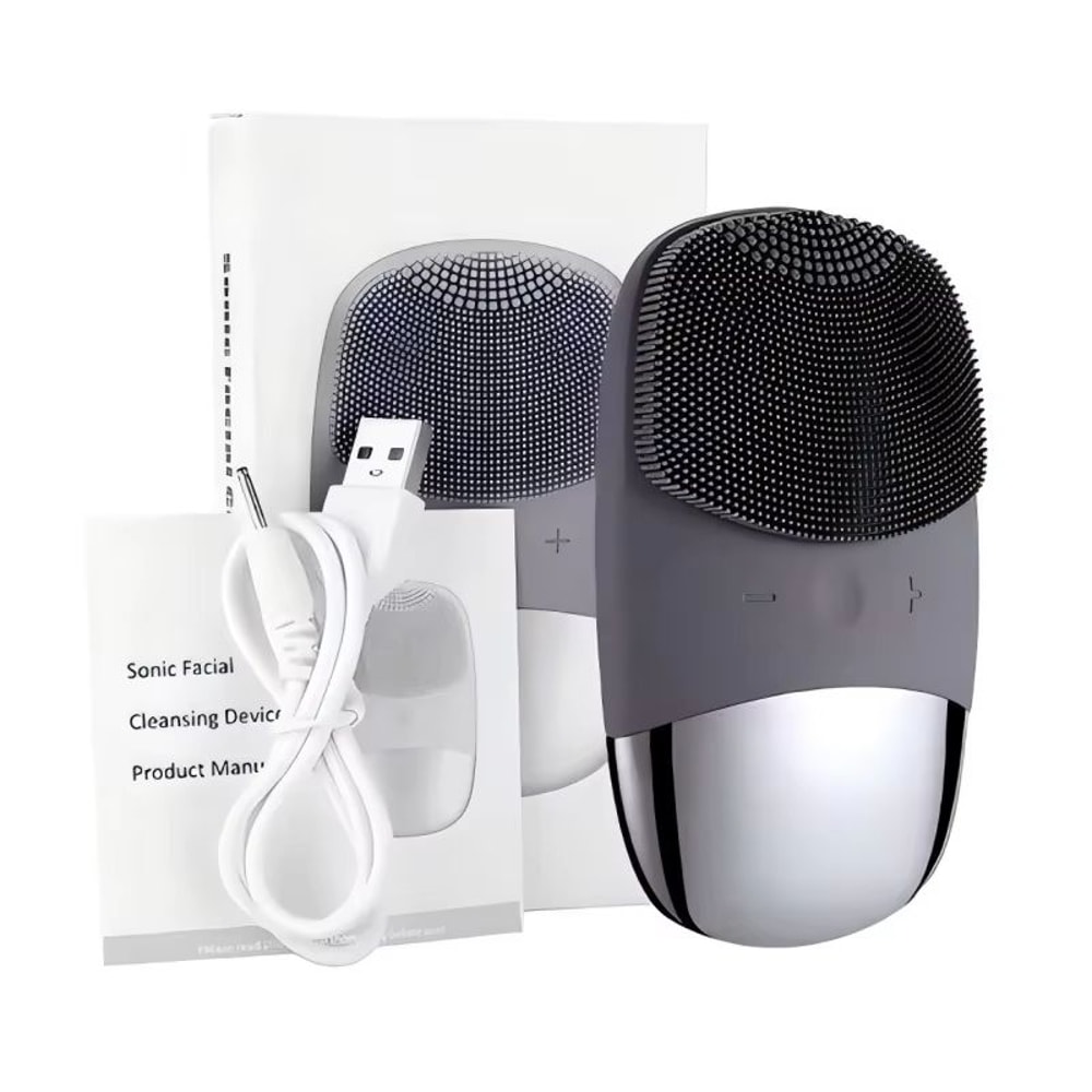 3in1 Electric Waterproof Silicone Facial Cleansing Brush With DeepClean Exfoliation And Blackhead R 7