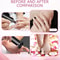 2in1 Electric Foot Callus Remover Nail Grinder With 6 Speeds And Sandpaper Foot Sander Tool 3