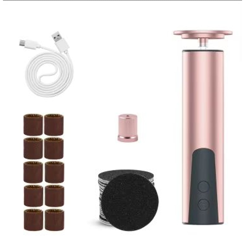 2in1 Electric Foot Callus Remover Nail Grinder With 6 Speeds And Sandpaper Foot Sander Tool 7