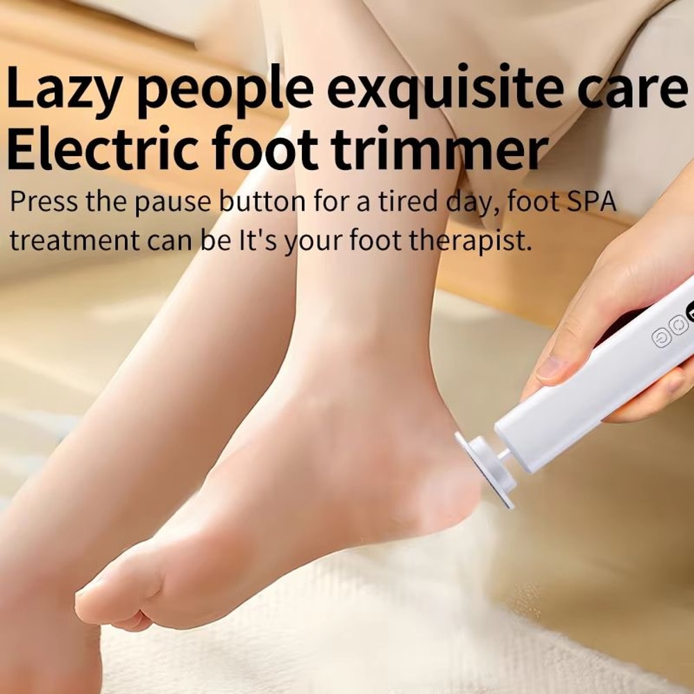 Cordless Electric Foot Callus Remover With 6 Speeds And Replaceable Sandpaper Pads For Feet 1