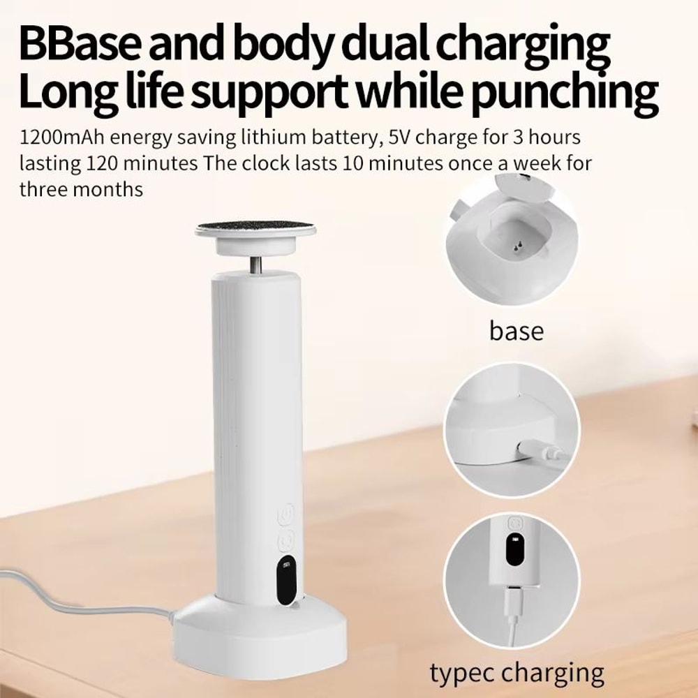 Cordless Electric Foot Callus Remover With 6 Speeds And Replaceable Sandpaper Pads For Feet 3
