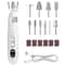 Professional Manicure Pedicure Kit Electric Nail File Set Cordless Nail Drill Machine 10 Speed Nail 6