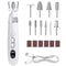 Professional Manicure Pedicure Kit Electric Nail File Set Cordless Nail Drill Machine 10 Speed Nail 6