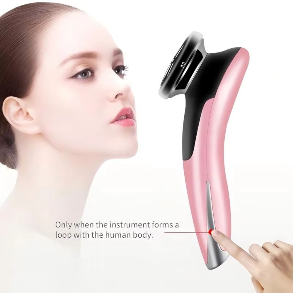 6 In 1 EMS Face Lifting Massager With LED Photon Therapy For Anti Aging And Skin Firming 3