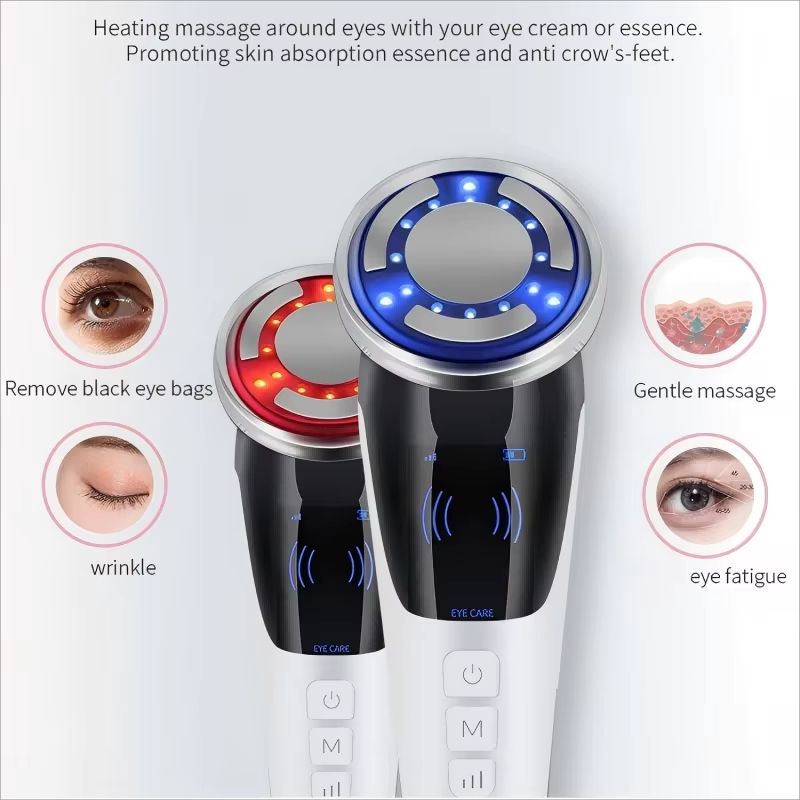 6 In 1 EMS Face Lifting Massager With LED Photon Therapy For Anti Aging And Skin Firming 4