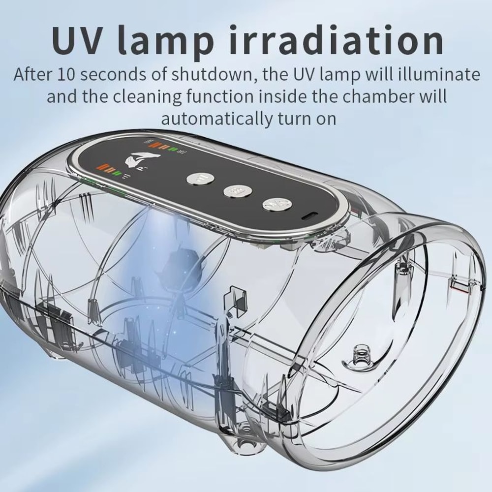 Electric Hand Massager With Airbag Compression And Automatic UV Cleaning For Wrist Palm And Finger 4