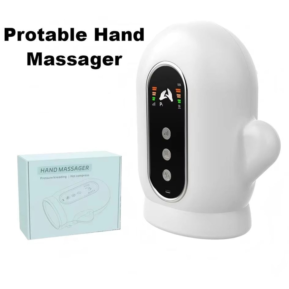 Electric Hand Massager With Airbag Compression And Automatic UV Cleaning For Wrist Palm And Finger 6