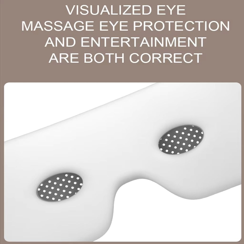Portable Visible Eye Massager With Bluetooth Music And 4 Mode Massage For Eye Care And Sleep 1