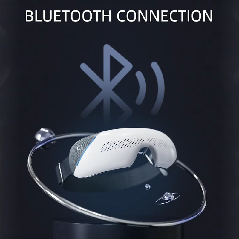 Portable Visible Eye Massager With Bluetooth Music And 4 Mode Massage For Eye Care And Sleep 3