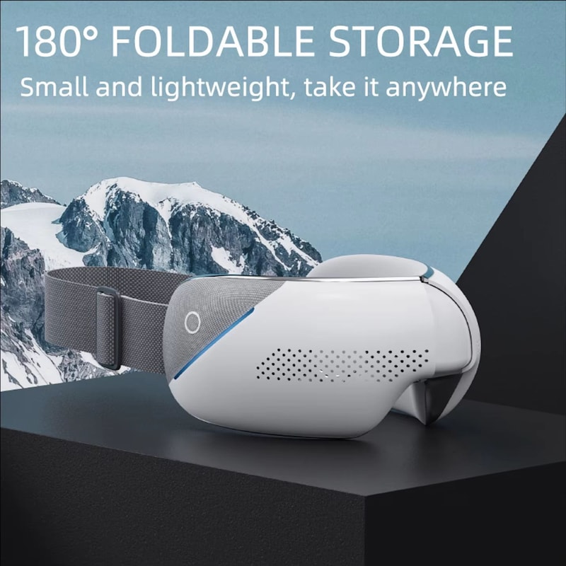 Portable Visible Eye Massager With Bluetooth Music And 4 Mode Massage For Eye Care And Sleep 4