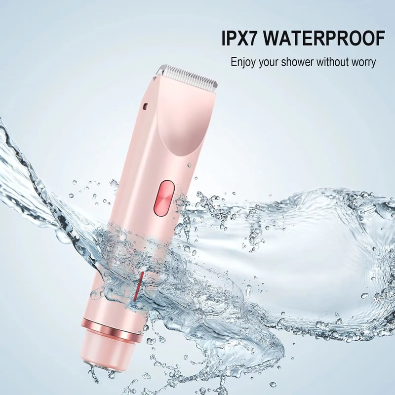 2 In 1 Women Electric Razor And Body Trimmer For Bikini Underarms Legs And Face Waterproof Painless 3