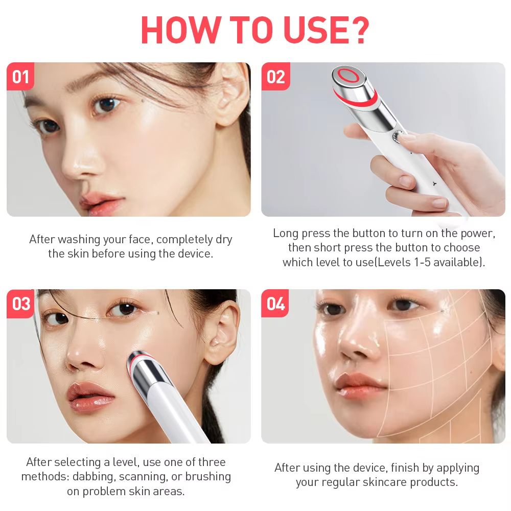 AgeR Booster H Facial Skin Care Device With Anti Aging Microcurrent Lift For Home Beauty Therapy 1