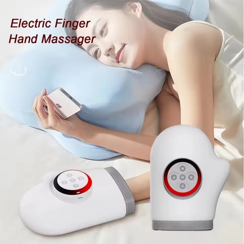 Electric Kneading Hand Massager With 3 Modes And Airbag Compression For Wrist Finger And Palm Fatig 0