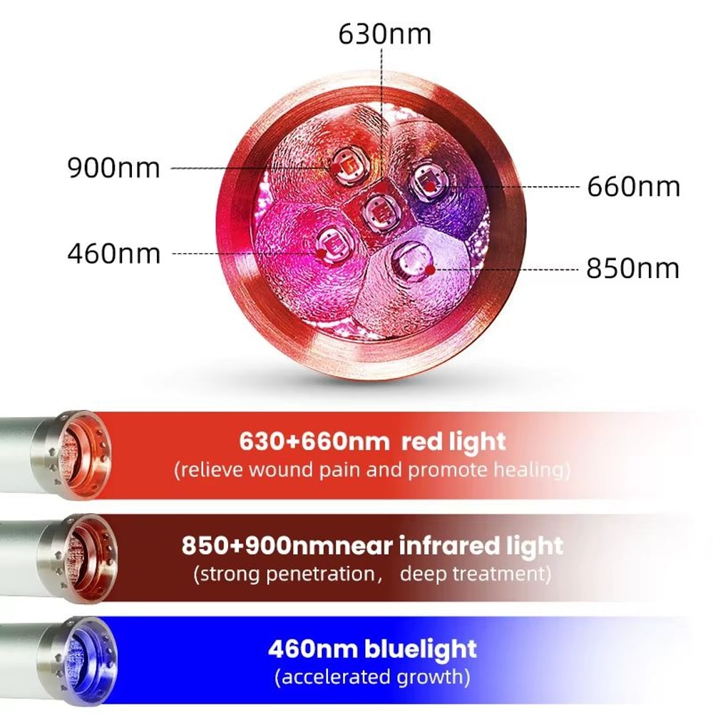 Infrared And Red Light Therapy Lamp For Cold Sore And Body Pain Relief 1