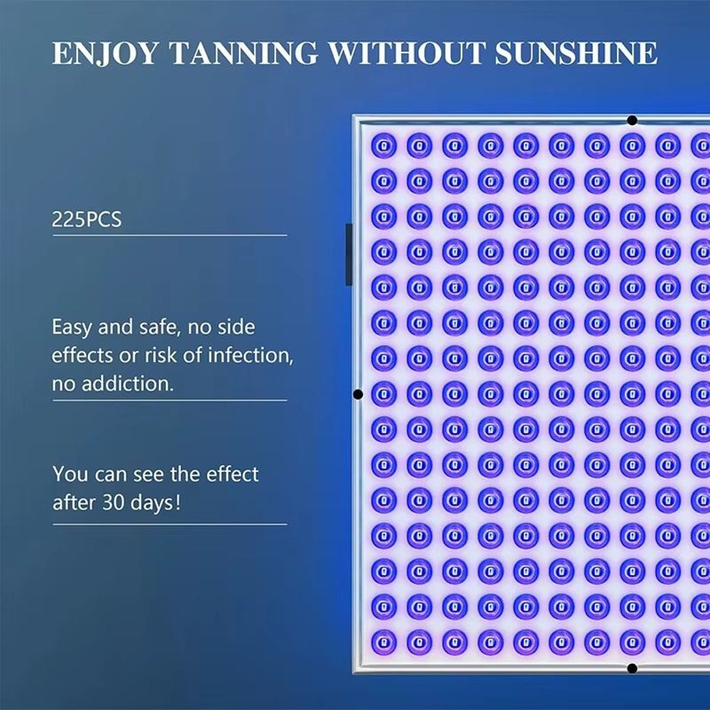 225PCS 45 W UV Tanning Lamp Solarium With Blue Light Adjustable Stand And Foldable Face And Body Ta 4