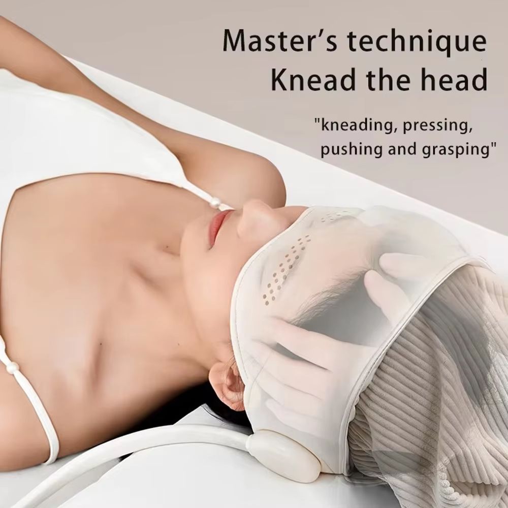 Graphene Heating Head Massager With Air Pressure And Eye Hot Compress For Relaxation And Sleep Supp 3