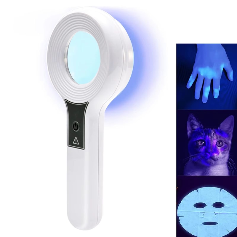 Professional Dermatoscope Skin Medical Magnifier With Woods Lamp UVA Light For Vitiligo And Skin An 0