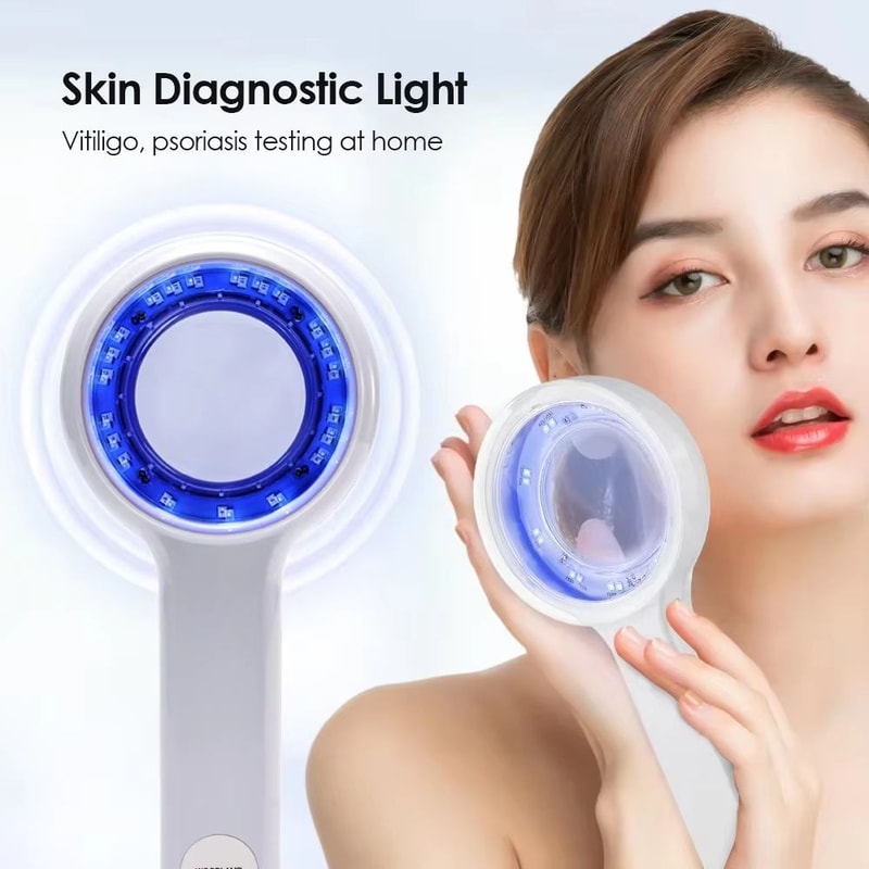 Professional Dermatoscope Skin Medical Magnifier With Woods Lamp UVA Light For Vitiligo And Skin An 2
