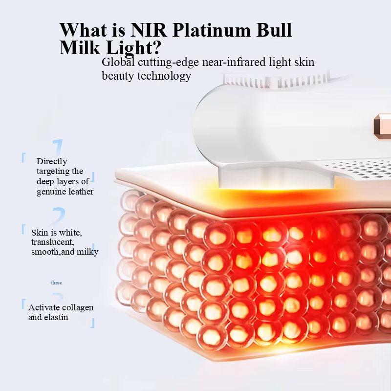 NIR Milk Light Pro Skin Rejuvenation Whitening Facial Device 2