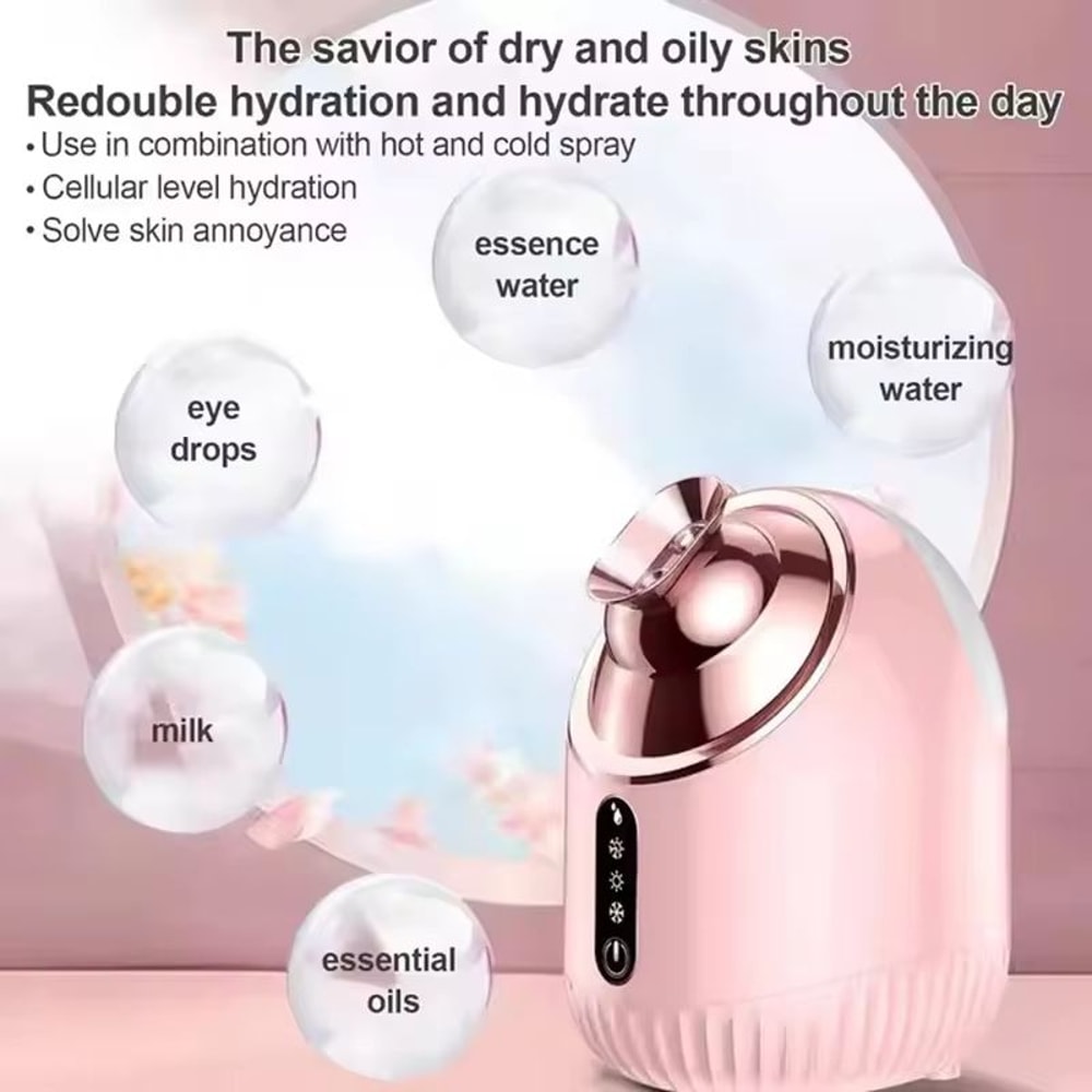 Nano Mist Facial Steamer Pro For Deep Hydration Pore Cleansing 3