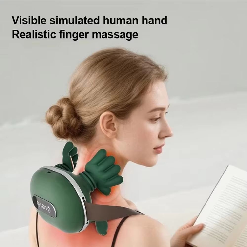 Wireless Bionic Finger Neck Shoulder Massager For Deep Muscle Relief 2