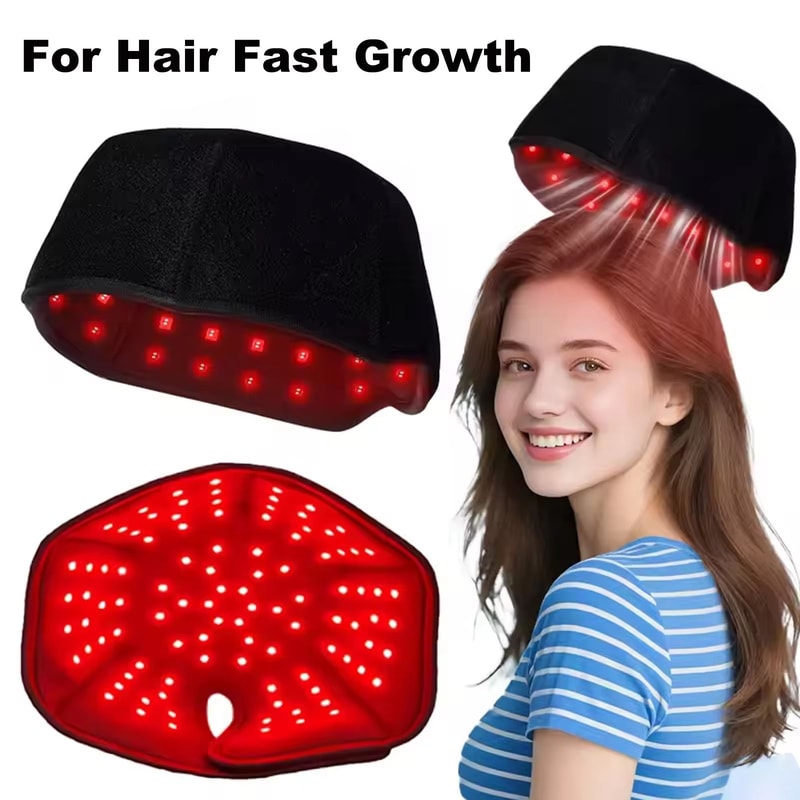 DualWavelength Red Light Hair Growth Cap With 660nm 850nm Infrared Therapy 0