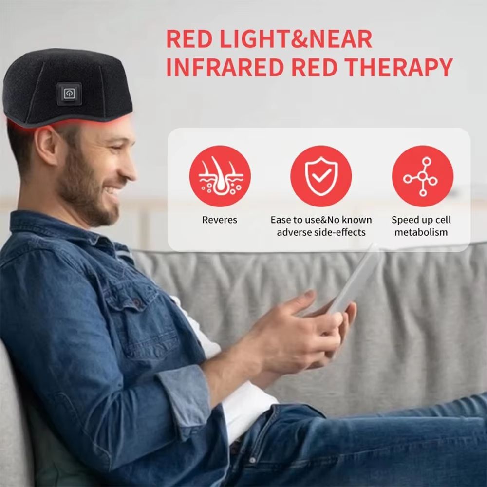 DualWavelength Red Light Hair Growth Cap With 660nm 850nm Infrared Therapy 3