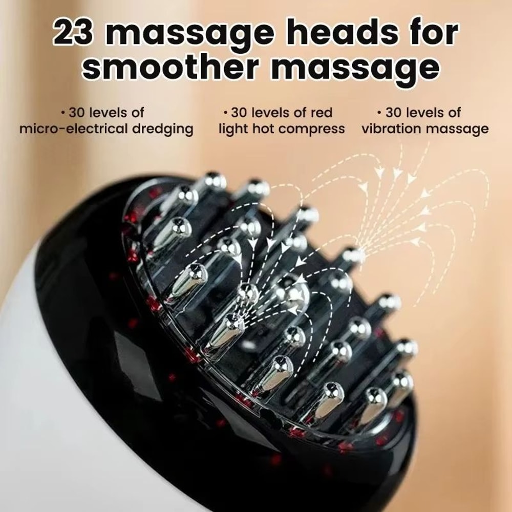 Electric Meridian Gua Sha Body Massager With Microcurrent Vibrate Hot Compress Therapy 1