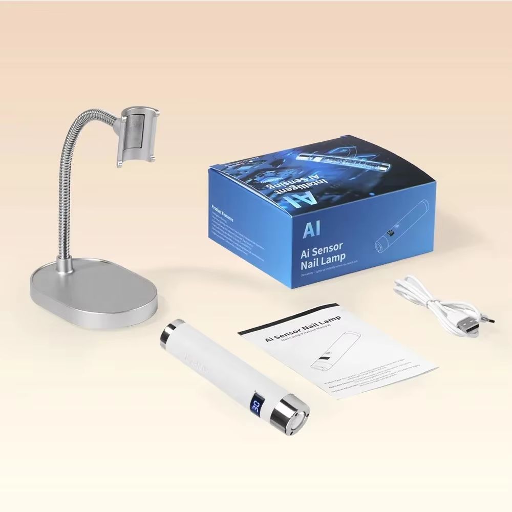 Cordless Mini UV LED Nail Dryer Lamp With AI Sensor For Fast Manicure Curing 5