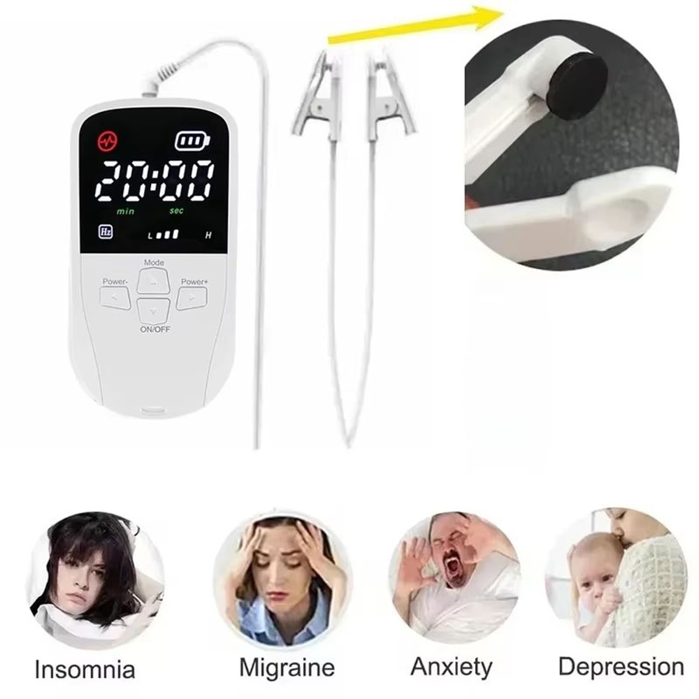 Vagus Nerve Stimulation VNS Sleep Aid Relaxation Clip CES Sleep Helper Device 4