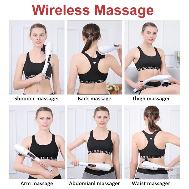 Electric Dolphin Massage Stick For Cervical Neck Shoulder WholeBody Relief 5