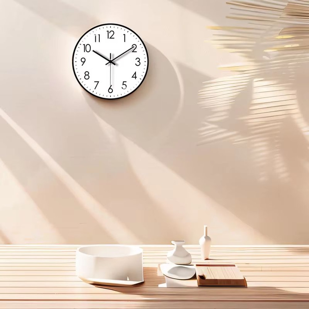 8Inch Silent NonTicking Wall Clock For Home And Office 1