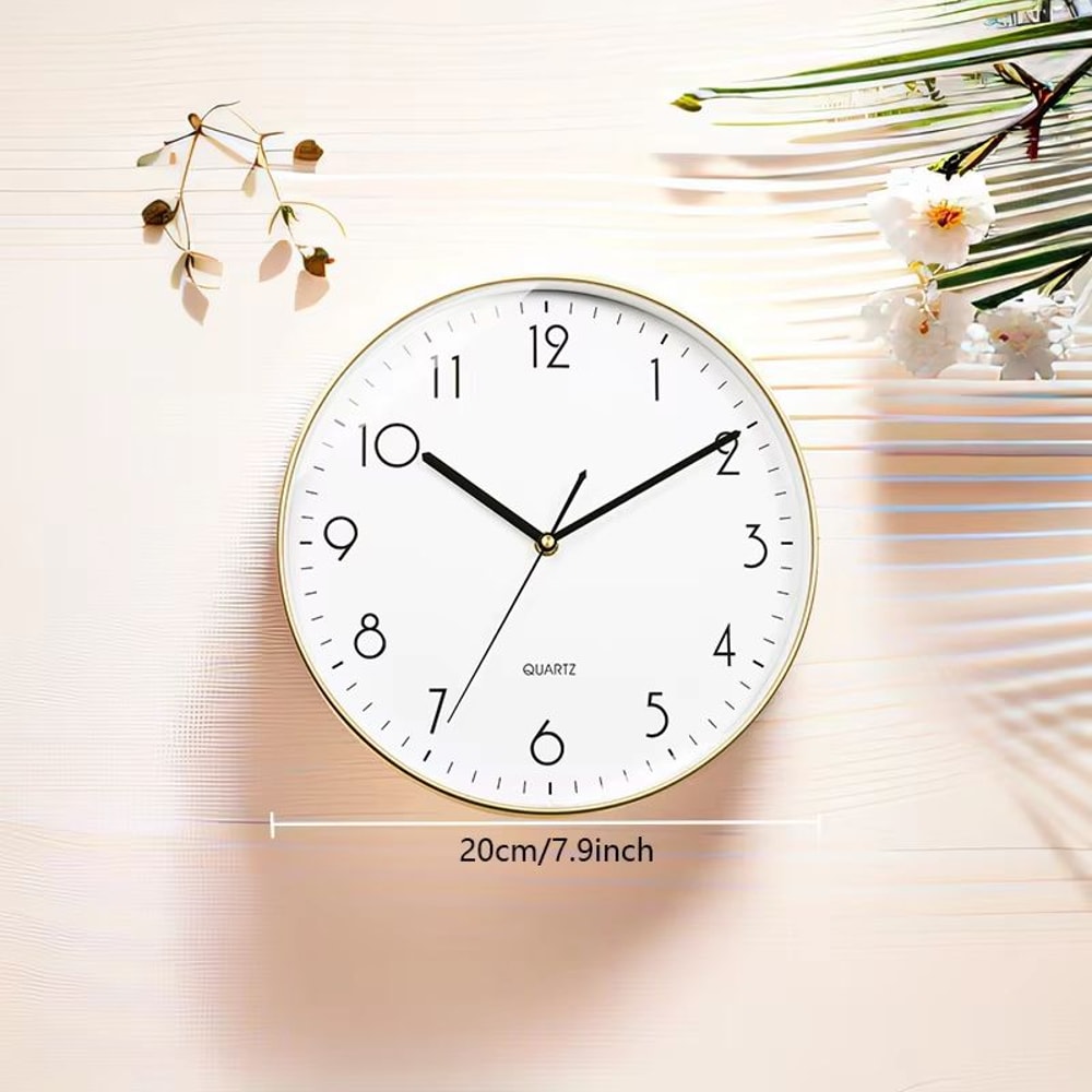 8Inch Silent NonTicking Wall Clock For Home And Office 5