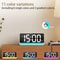 LED Digital Alarm Clock With Color Changing Night Light And EasyRead Display 2