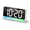 LED Digital Alarm Clock With Color Changing Night Light And EasyRead Display 7