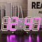 3D LED Digital Alarm Clock With Time Date And Temperature Display 0