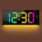 Large Digital LED Wall And Table Clock With Remote Control Night Light And Mood Lighting 1