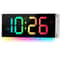 Large Digital LED Wall And Table Clock With Remote Control Night Light And Mood Lighting 7