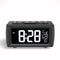 FM Radio Alarm Clock Retro Digital Desk Clock With 7Color Font And DateWeek Display 0