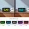 FM Radio Alarm Clock Retro Digital Desk Clock With 7Color Font And DateWeek Display 2