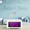 FM Radio Alarm Clock Retro Digital Desk Clock With 7Color Font And DateWeek Display 4