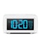 FM Radio Alarm Clock Retro Digital Desk Clock With 7Color Font And DateWeek Display 7