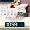 LED Digital Alarm Clock Wall Or Table Clock With Temperature Snooze Date Weekday And Dual Alarms Wi 1