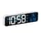 LED Digital Alarm Clock Wall Or Table Clock With Temperature Snooze Date Weekday And Dual Alarms Wi 7