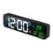 LED Digital Alarm Clock Wall Or Table Clock With Temperature Snooze Date Weekday And Dual Alarms Wi 9